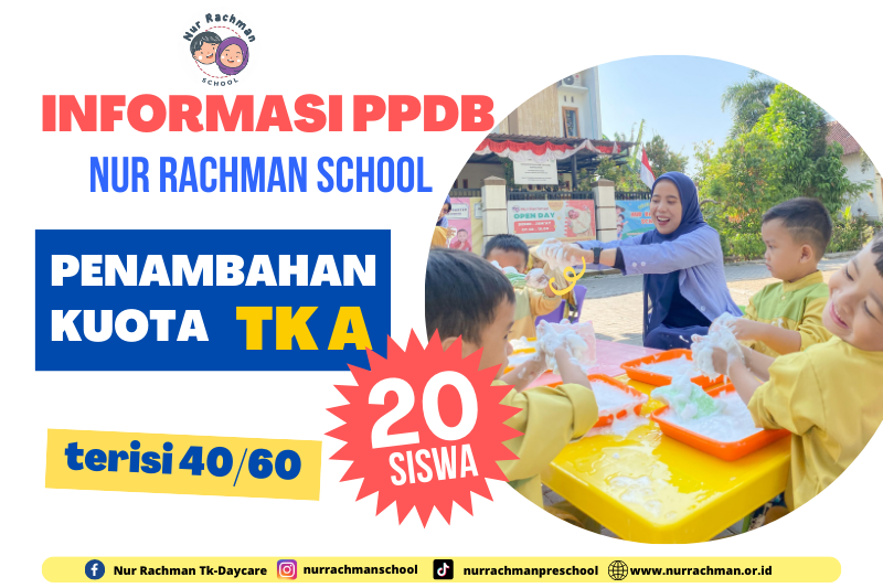 INFORMASI PENAMBAHAN KUOTA KINDERGARTEN A 2025/2026